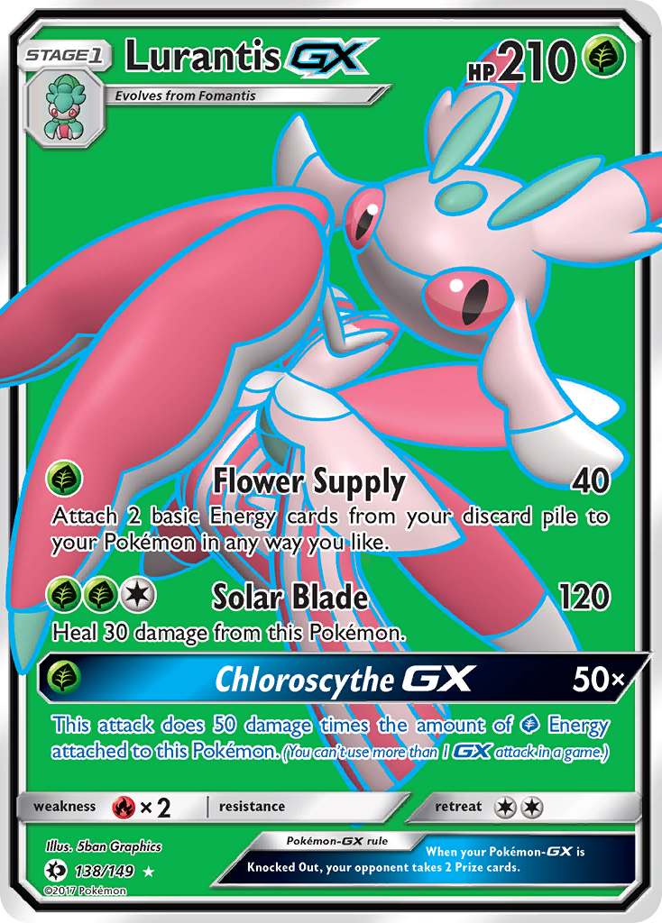 Lurantis GX (138/149) [Sun & Moon: Base Set] | Gear Gaming Fayetteville