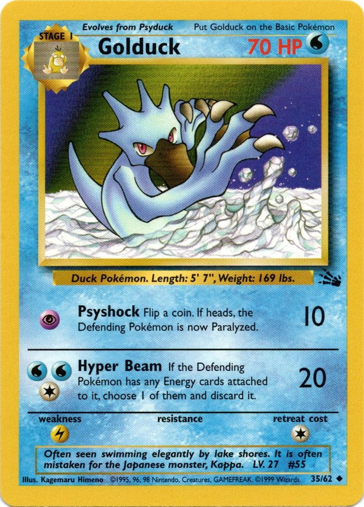 Golduck (35/62) [Fossil Unlimited] | Gear Gaming Fayetteville