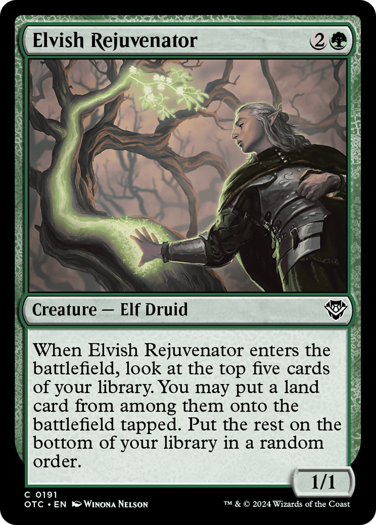 Elvish Rejuvenator [Outlaws of Thunder Junction Commander] | Gear Gaming Fayetteville