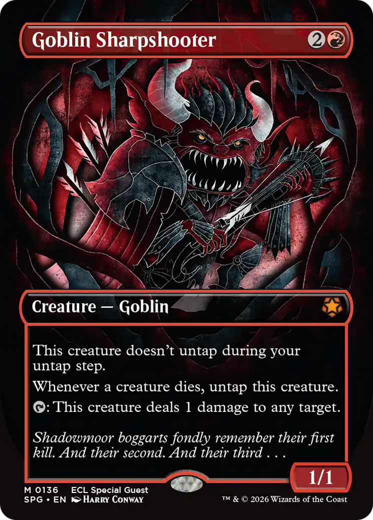 Goblin Sharpshooter (Borderless) [Lorwyn Eclipsed Special Guests] | Gear Gaming Fayetteville