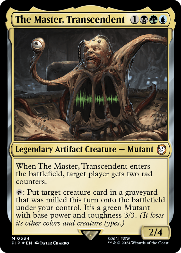 The Master, Transcendent (Surge Foil) [Fallout] | Gear Gaming Fayetteville
