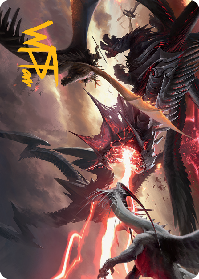 Invasion of Tarkir Art Card (Gold-Stamped Signature) [March of the Machine Art Series] | Gear Gaming Fayetteville