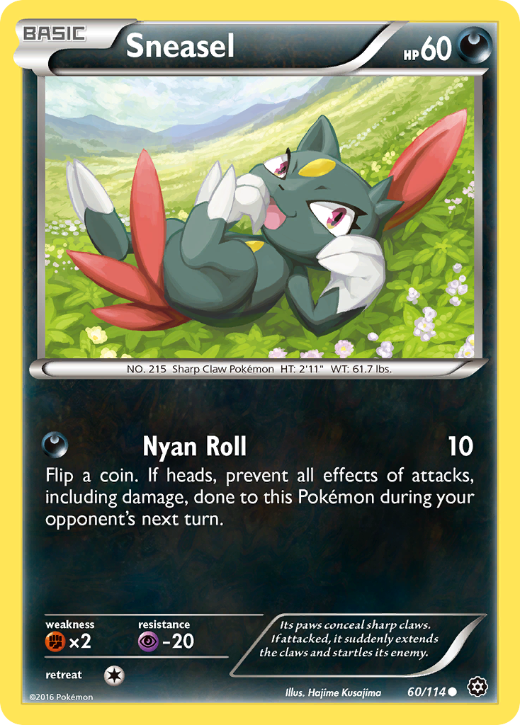 Sneasel (60/114) [XY: Steam Siege] | Gear Gaming Fayetteville
