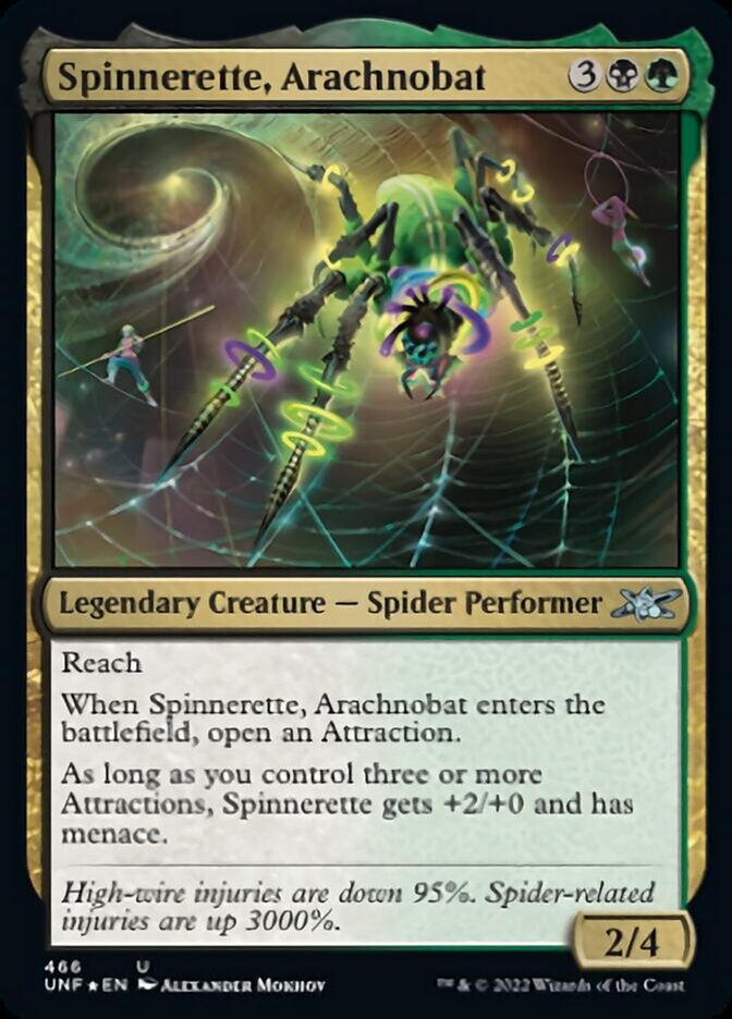 Spinnerette, Arachnobat (Galaxy Foil) [Unfinity] | Gear Gaming Fayetteville