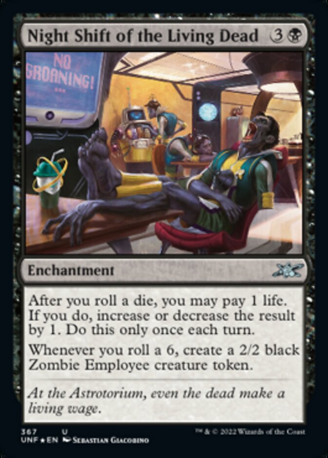 Night Shift of the Living Dead (Galaxy Foil) [Unfinity] | Gear Gaming Fayetteville