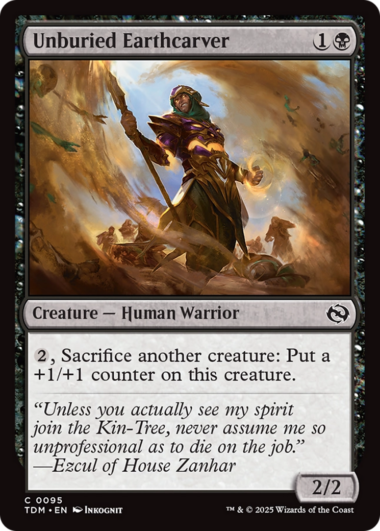 Unburied Earthcarver [Tarkir: Dragonstorm] | Gear Gaming Fayetteville