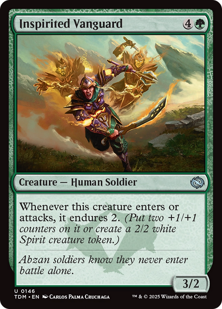Inspirited Vanguard [Tarkir: Dragonstorm] | Gear Gaming Fayetteville