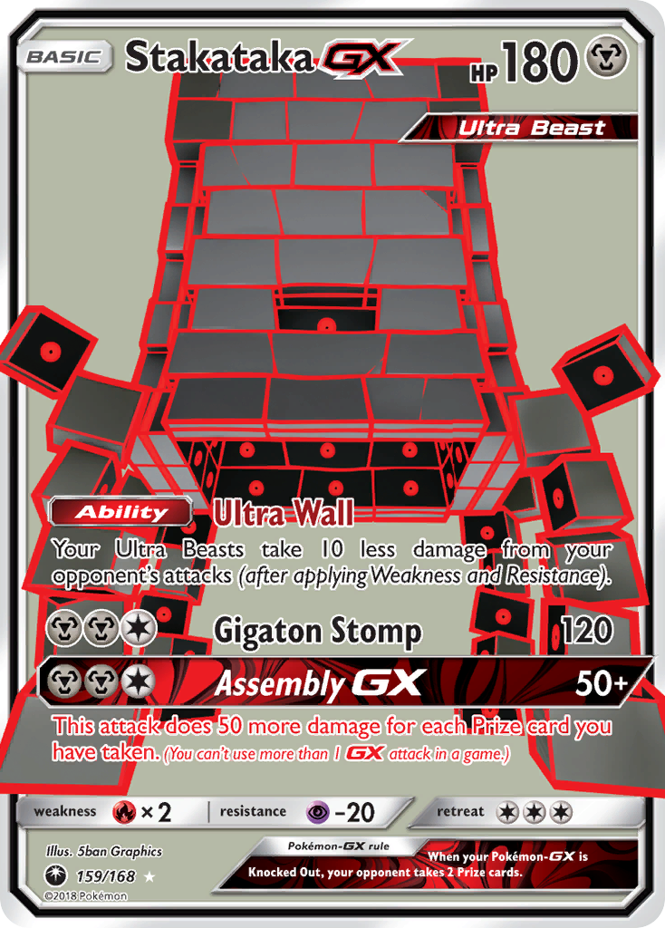 Stakataka GX (159/168) [Sun & Moon: Celestial Storm] | Gear Gaming Fayetteville