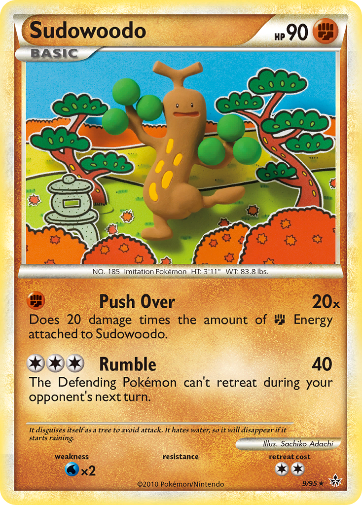 Sudowoodo (9/95) [HeartGold & SoulSilver: Unleashed] | Gear Gaming Fayetteville