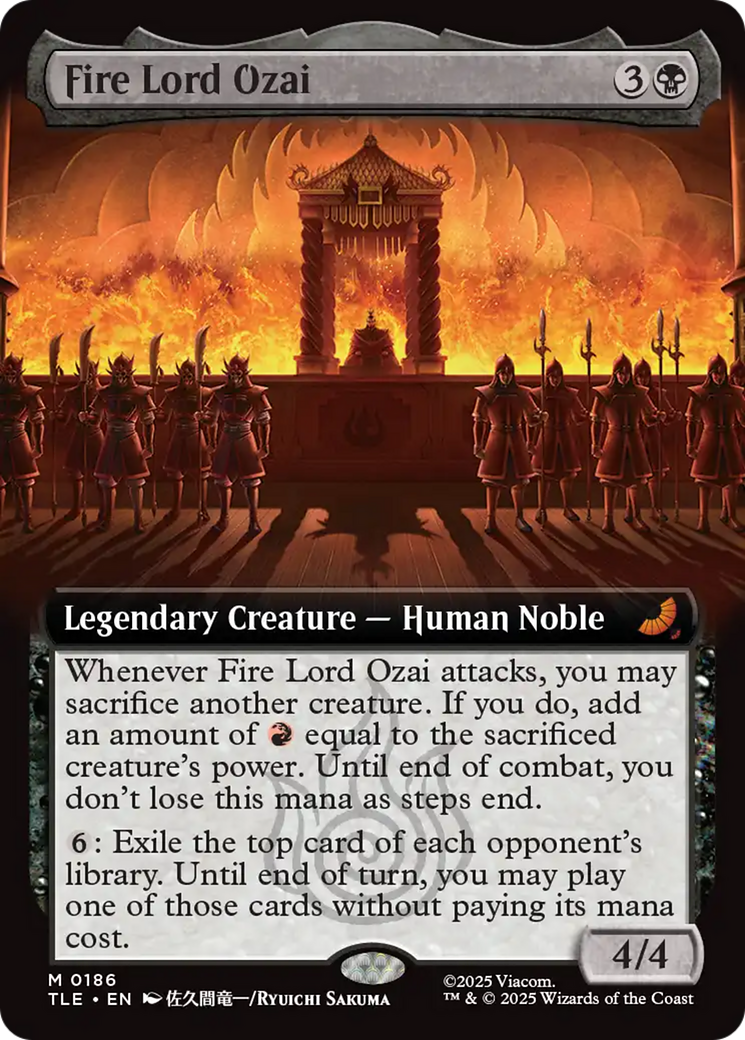 Fire Lord Ozai (Extended Art) [Avatar: The Last Airbender: Eternal-Legal] | Gear Gaming Fayetteville