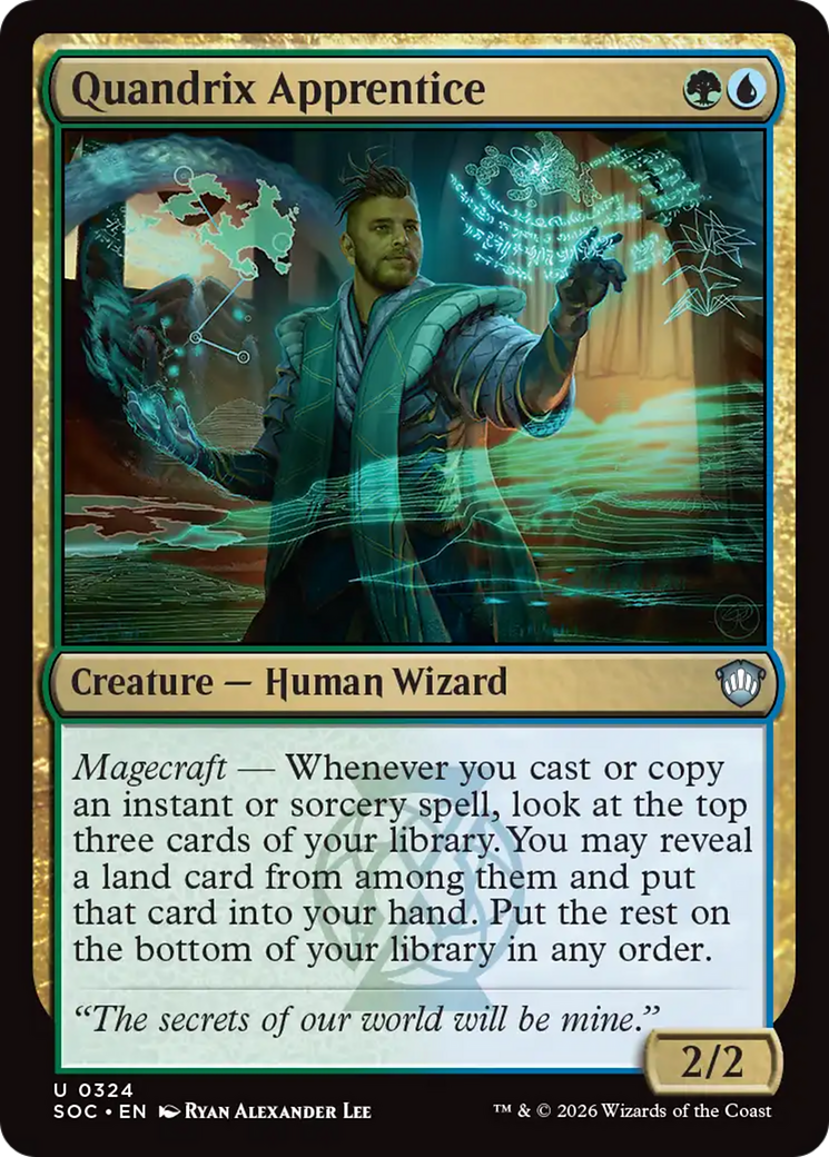 Quandrix Apprentice [Secrets of Strixhaven Commander] | Gear Gaming Fayetteville