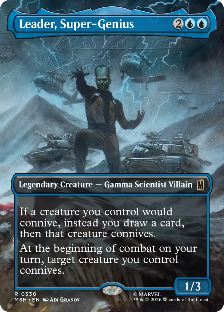 Leader, Super-Genius (Borderless) [Marvel Super Heroes] | Gear Gaming Fayetteville