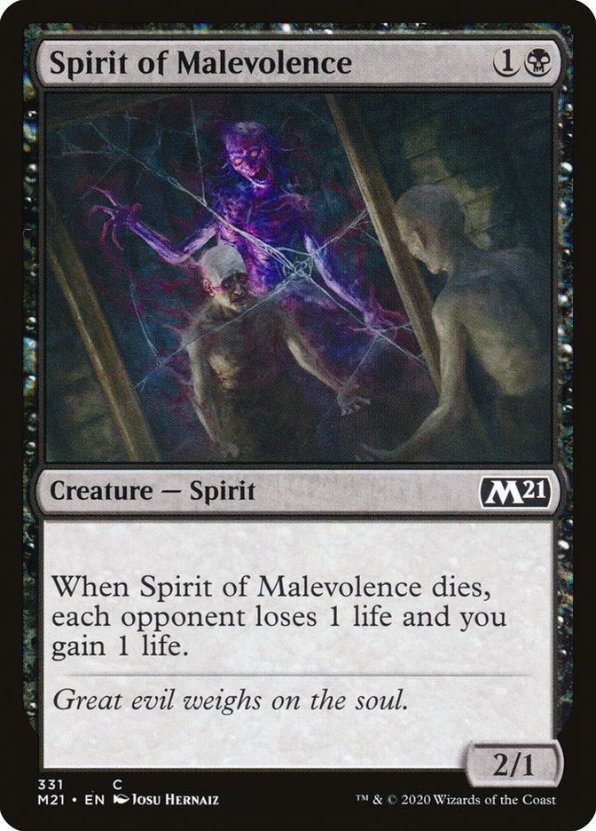 Spirit of Malevolence [Core Set 2021] | Gear Gaming Fayetteville