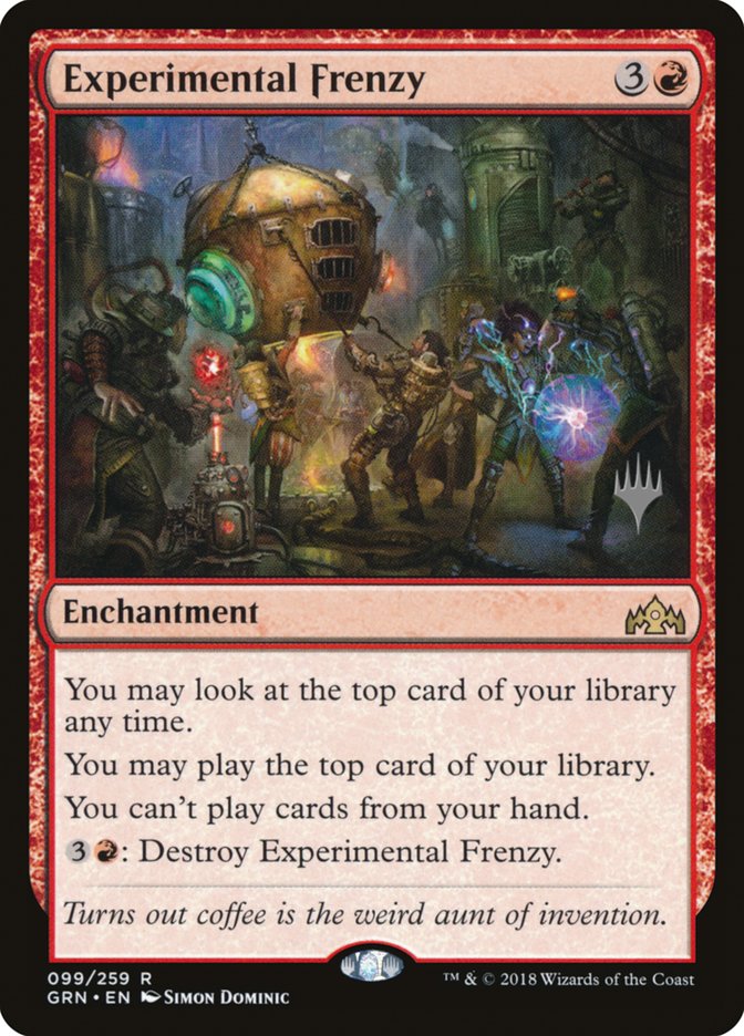 Experimental Frenzy (Promo Pack) [Guilds of Ravnica Promos] | Gear Gaming Fayetteville