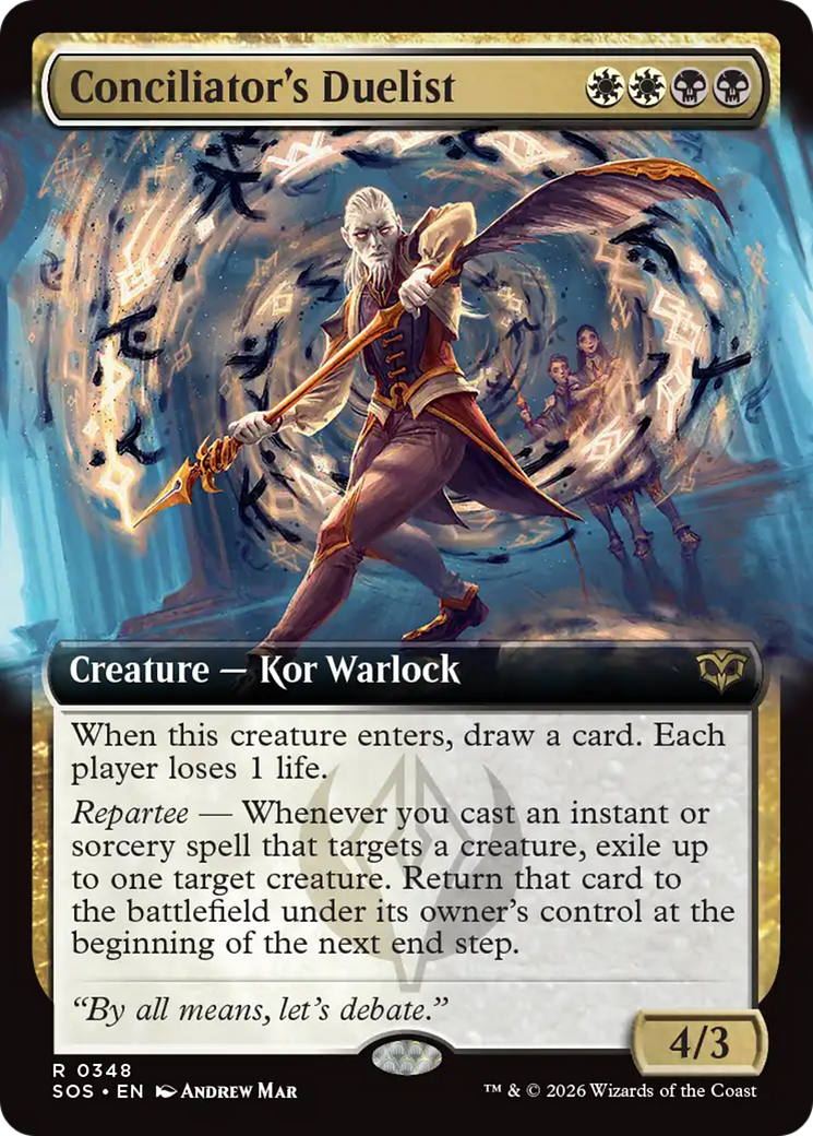 Conciliator's Duelist (Extended Art) [Secrets of Strixhaven] | Gear Gaming Fayetteville
