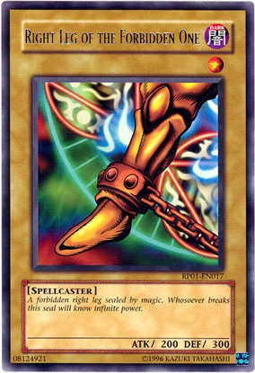 Right Leg of the Forbidden One [RP01-EN017] Rare | Gear Gaming Fayetteville