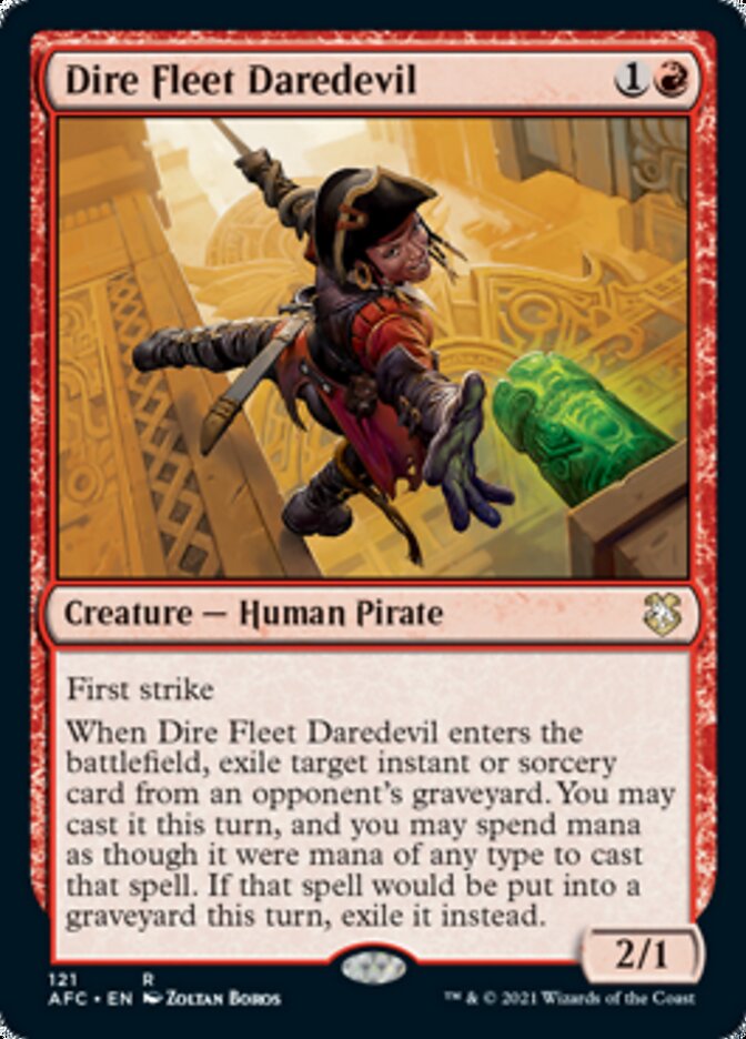 Dire Fleet Daredevil [Dungeons & Dragons: Adventures in the Forgotten Realms Commander] | Gear Gaming Fayetteville