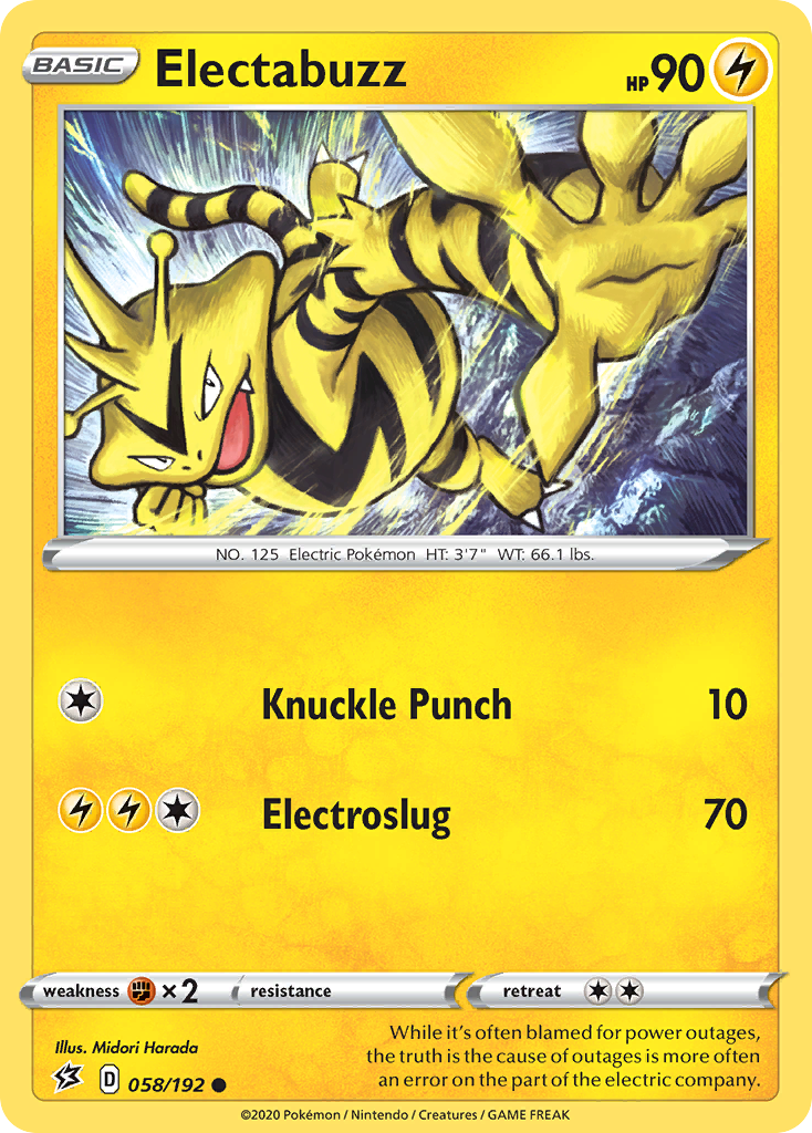 Electabuzz (058/192) [Sword & Shield: Rebel Clash] | Gear Gaming Fayetteville