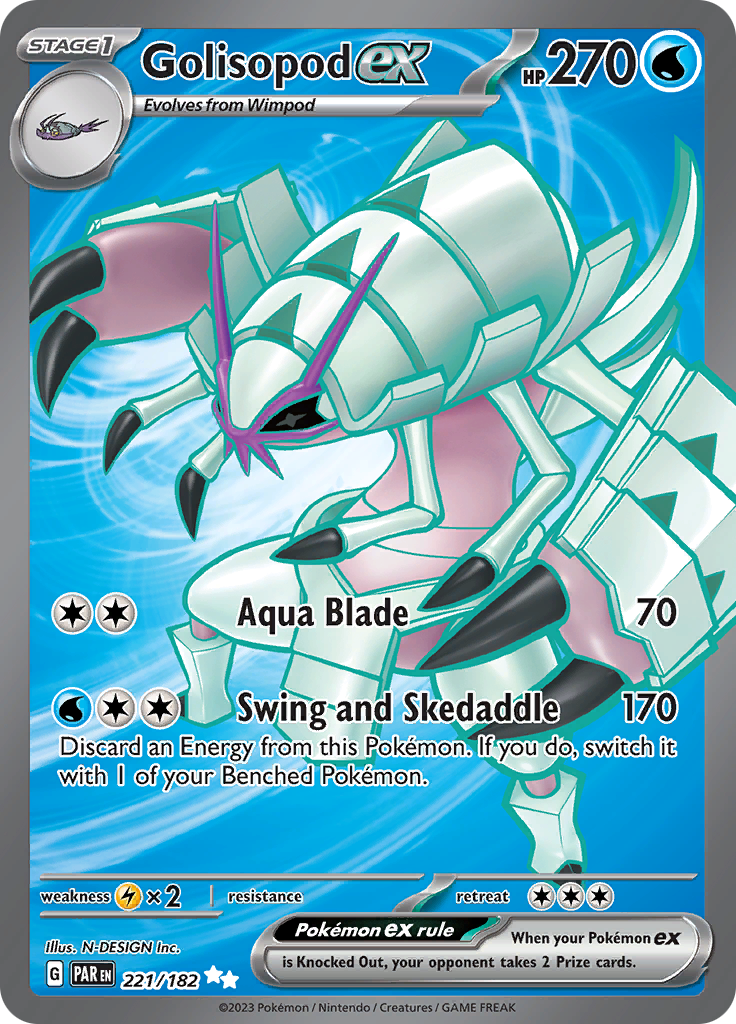 Golisopod ex (221/182) [Scarlet & Violet: Paradox Rift] | Gear Gaming Fayetteville