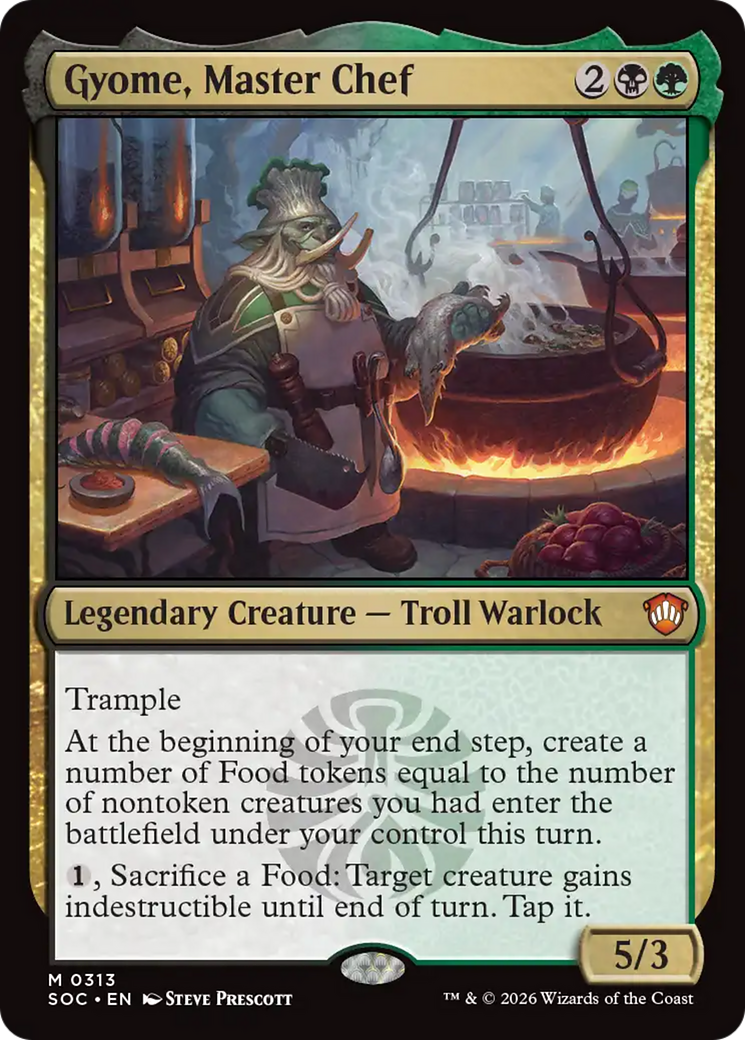 Gyome, Master Chef [Secrets of Strixhaven Commander] | Gear Gaming Fayetteville