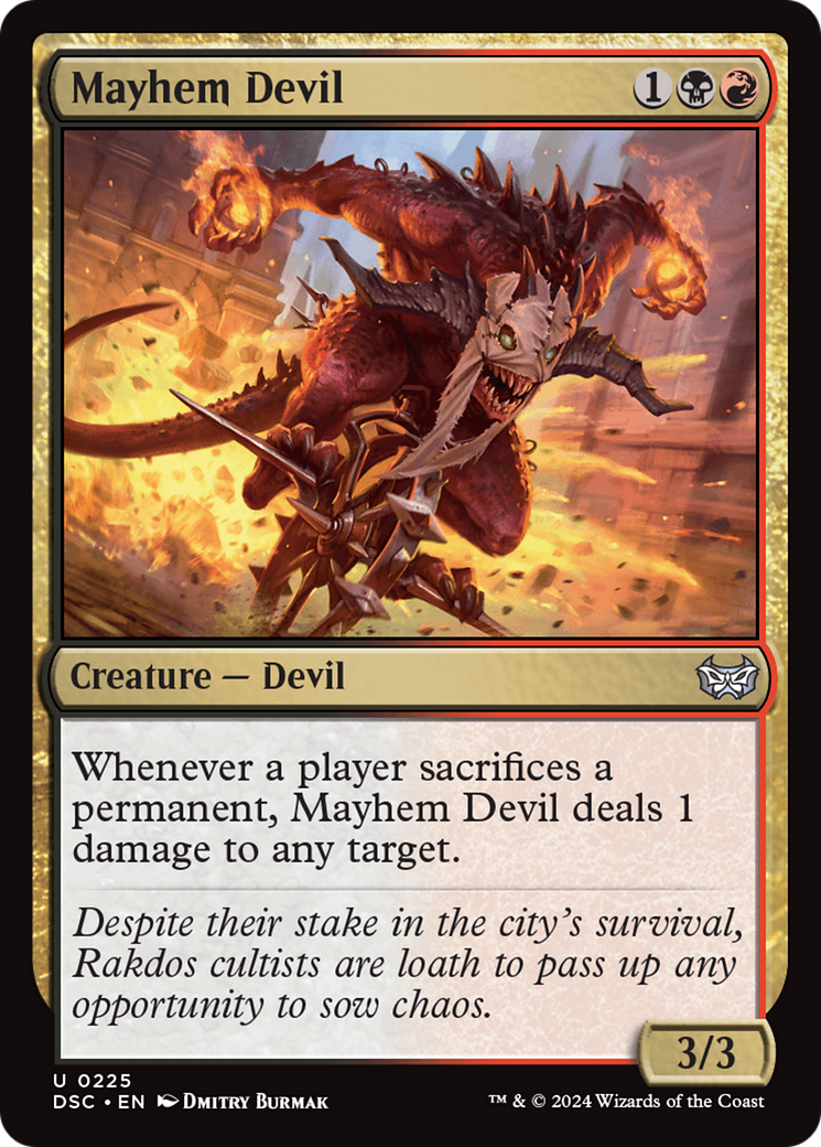 Mayhem Devil [Duskmourn: House of Horror Commander] | Gear Gaming Fayetteville