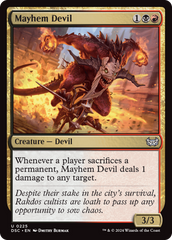 Mayhem Devil [Duskmourn: House of Horror Commander] | Gear Gaming Fayetteville