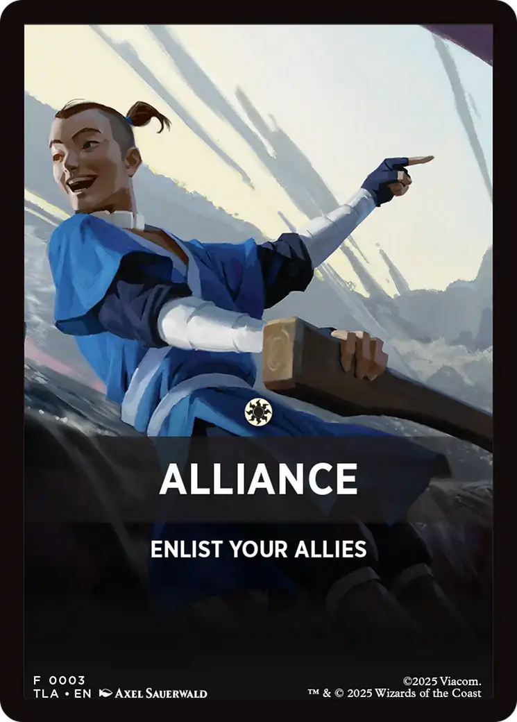 Alliance Theme Card [Avatar: The Last Airbender Tokens] | Gear Gaming Fayetteville