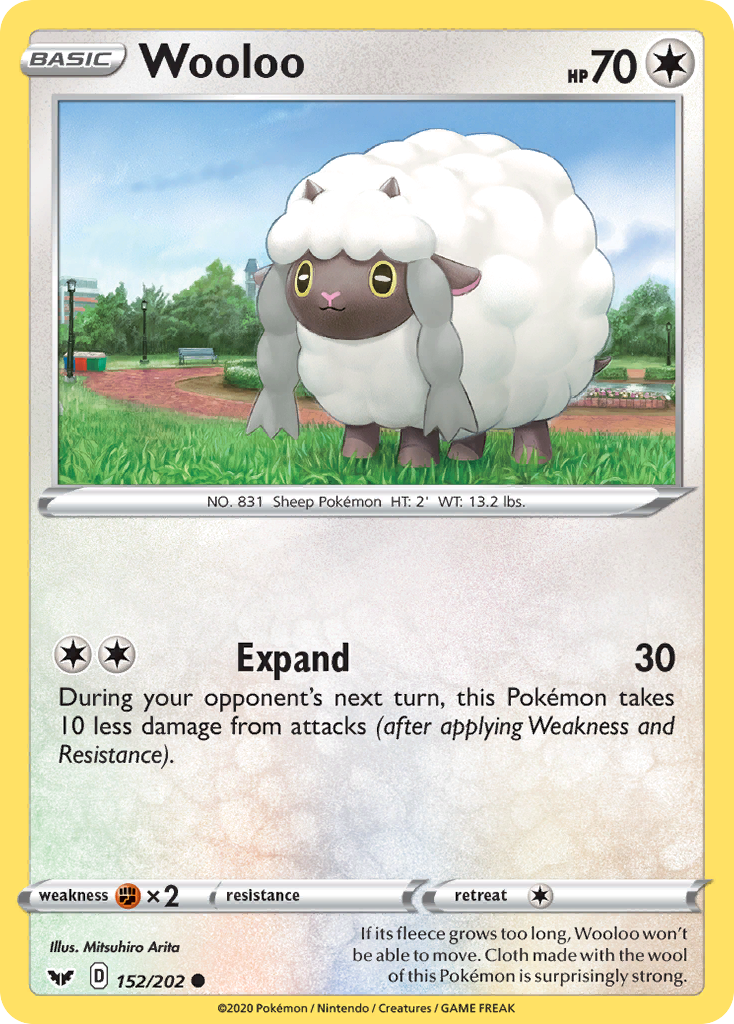 Wooloo (152/202) [Sword & Shield: Base Set] | Gear Gaming Fayetteville