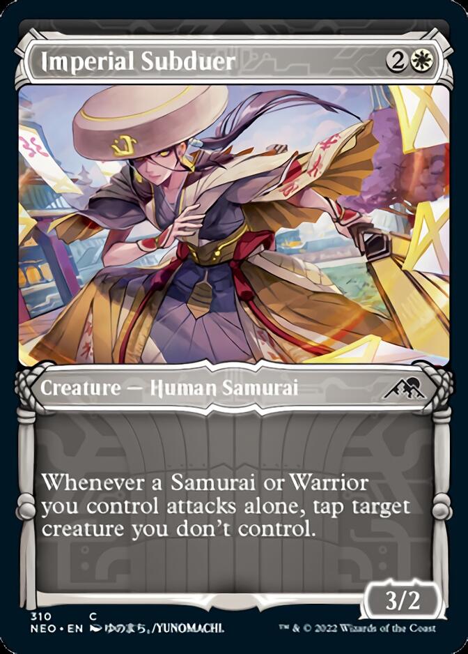 Imperial Subduer (Showcase Samurai) [Kamigawa: Neon Dynasty] | Gear Gaming Fayetteville