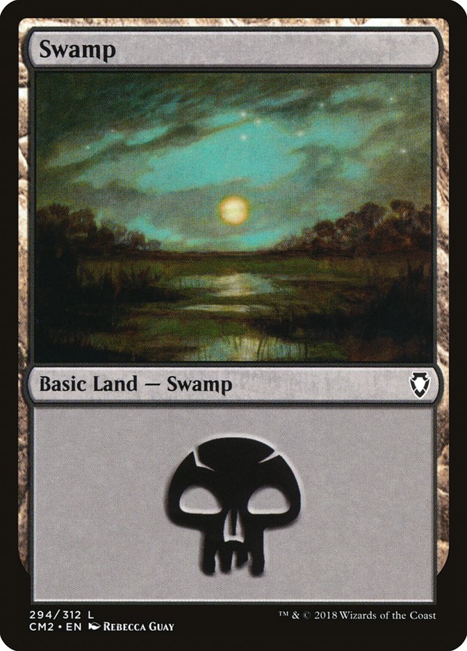 Swamp (294) [Commander Anthology Volume II] | Gear Gaming Fayetteville