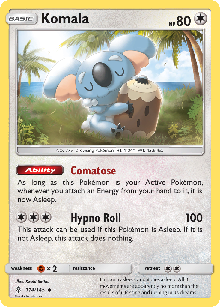 Komala (114/145) [Sun & Moon: Guardians Rising] | Gear Gaming Fayetteville