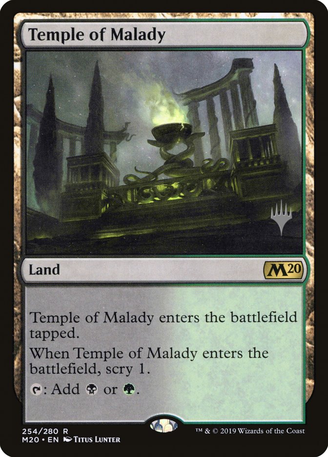 Temple of Malady (Promo Pack) [Core Set 2020 Promos] | Gear Gaming Fayetteville