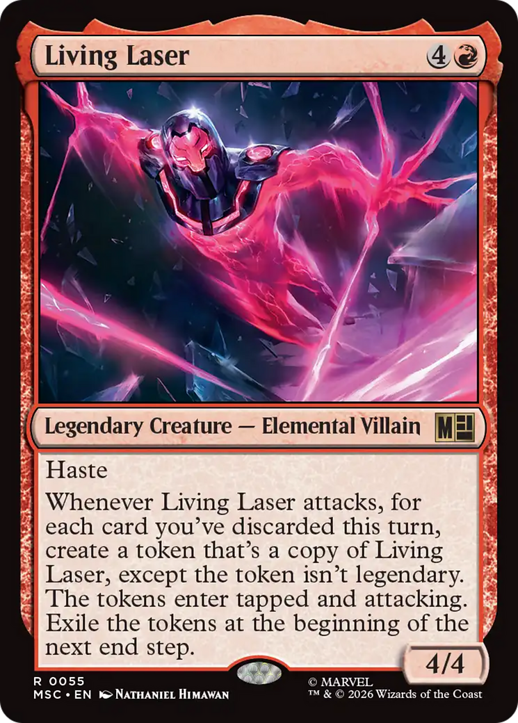 Living Laser (Surge Foil) [Marvel Super Heroes Commander] | Gear Gaming Fayetteville