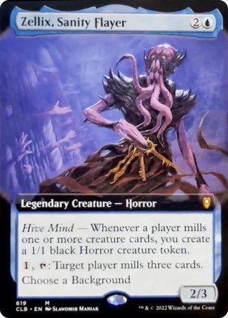 Zellix, Sanity Flayer (Extended Art) [Commander Legends: Battle for Baldur's Gate] | Gear Gaming Fayetteville