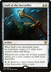 Staff of the Storyteller [Phyrexia: All Will Be One Commander] | Gear Gaming Fayetteville