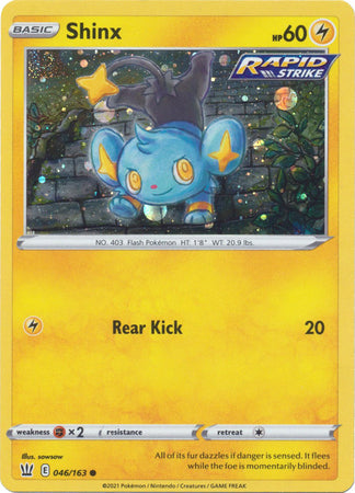 Shinx (046/163) (Cosmos Holo) [Sword & Shield: Battle Styles] | Gear Gaming Fayetteville