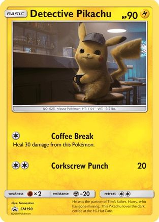 Detective Pikachu (SM190) [Sun & Moon: Black Star Promos] | Gear Gaming Fayetteville