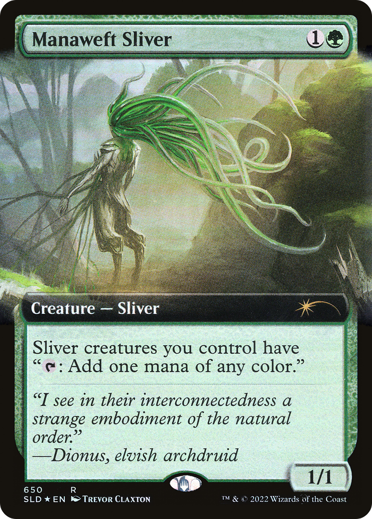 Manaweft Sliver (Extended Art) [Secret Lair Drop Promos] | Gear Gaming Fayetteville