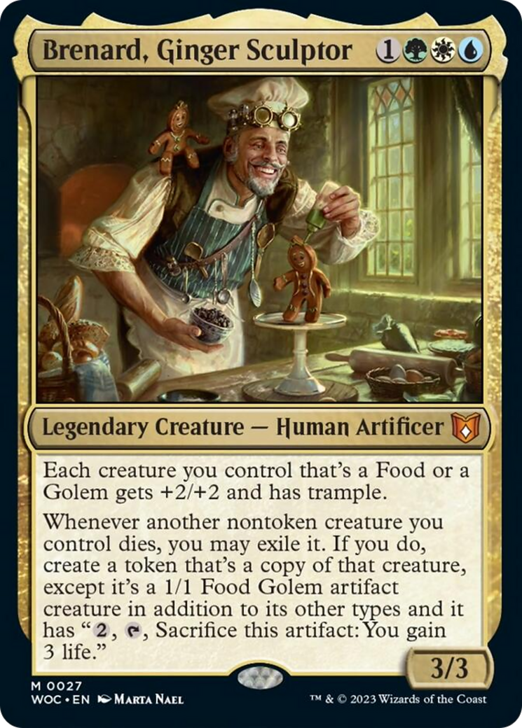 Brenard, Ginger Sculptor [Wilds of Eldraine Commander] | Gear Gaming Fayetteville