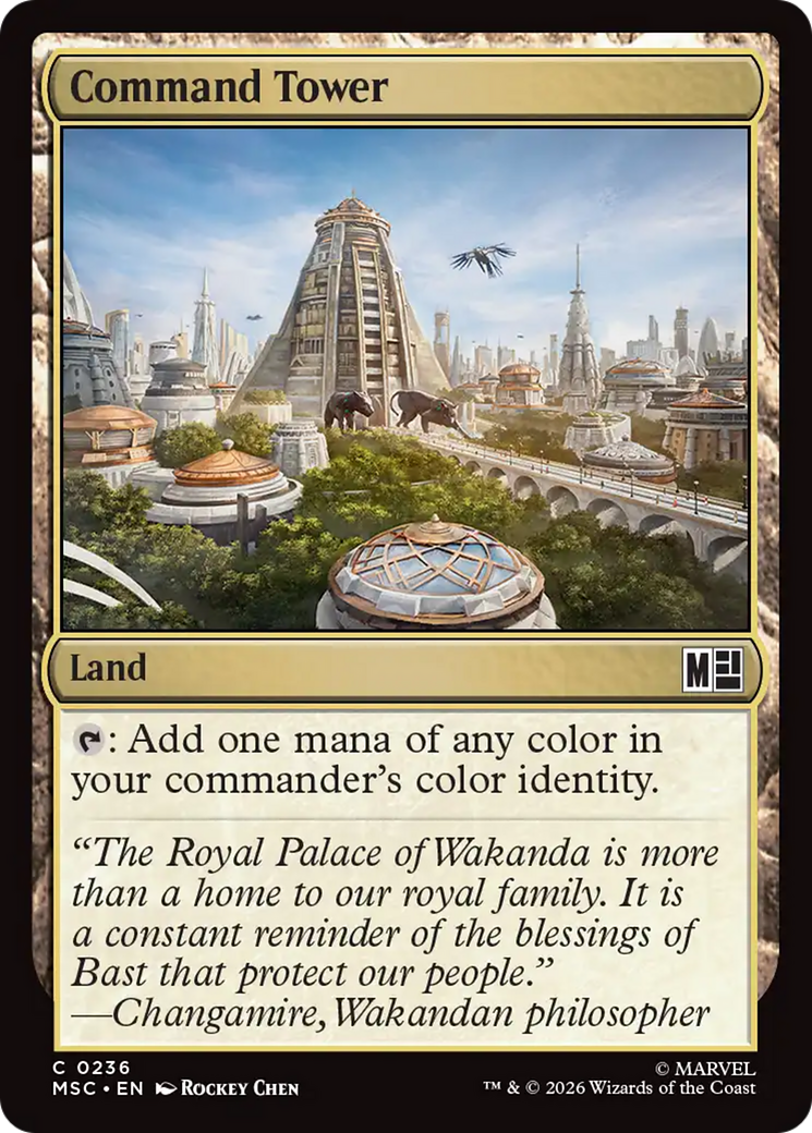 Command Tower (0236) (Surge Foil) [Marvel Super Heroes Commander] | Gear Gaming Fayetteville