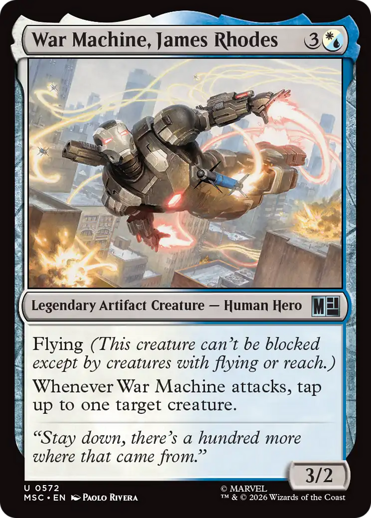 War Machine, Avenging Arsenal (Surge Foil) [Marvel Super Heroes Commander] | Gear Gaming Fayetteville