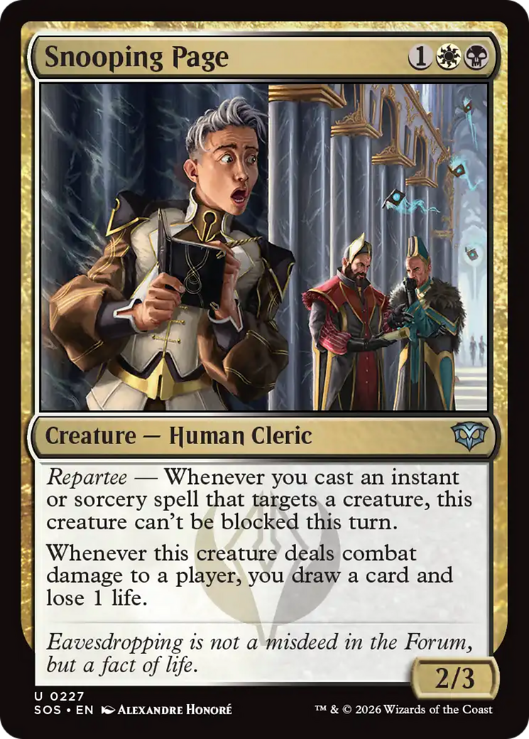Snooping Page [Secrets of Strixhaven] | Gear Gaming Fayetteville