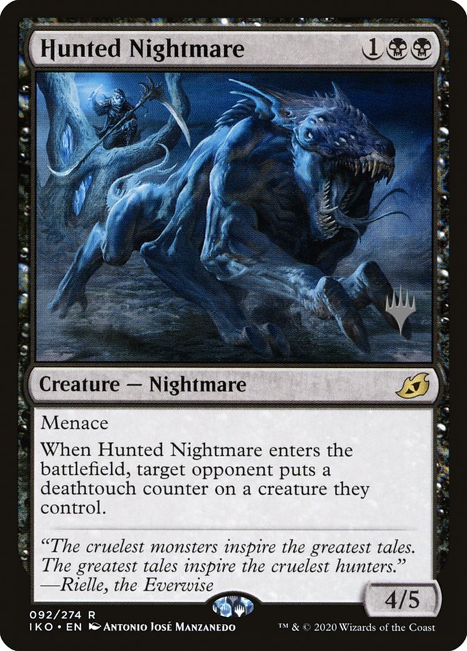 Hunted Nightmare (Promo Pack) [Ikoria: Lair of Behemoths Promos] | Gear Gaming Fayetteville