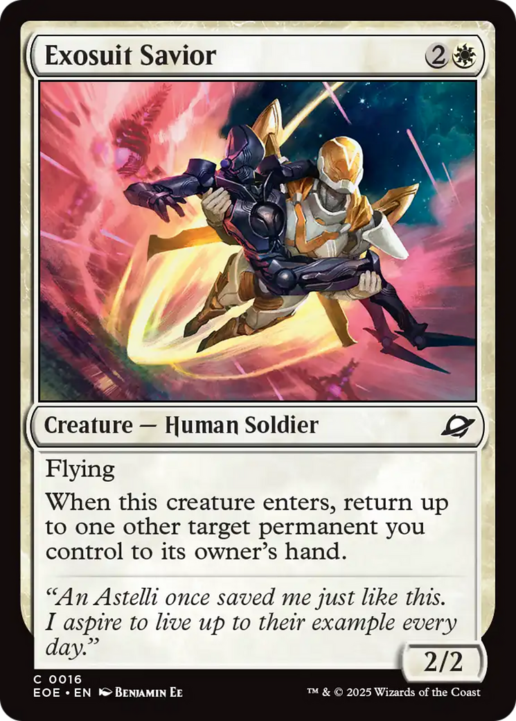 Exosuit Savior [Edge of Eternities] | Gear Gaming Fayetteville