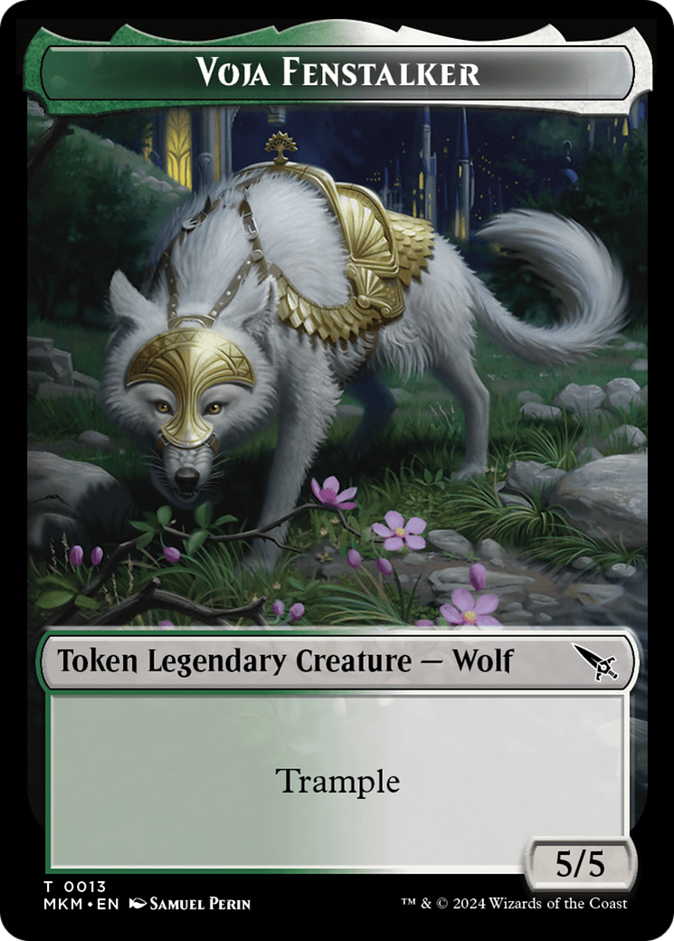 Voja Fenstalker Token [Murders at Karlov Manor Tokens] | Gear Gaming Fayetteville