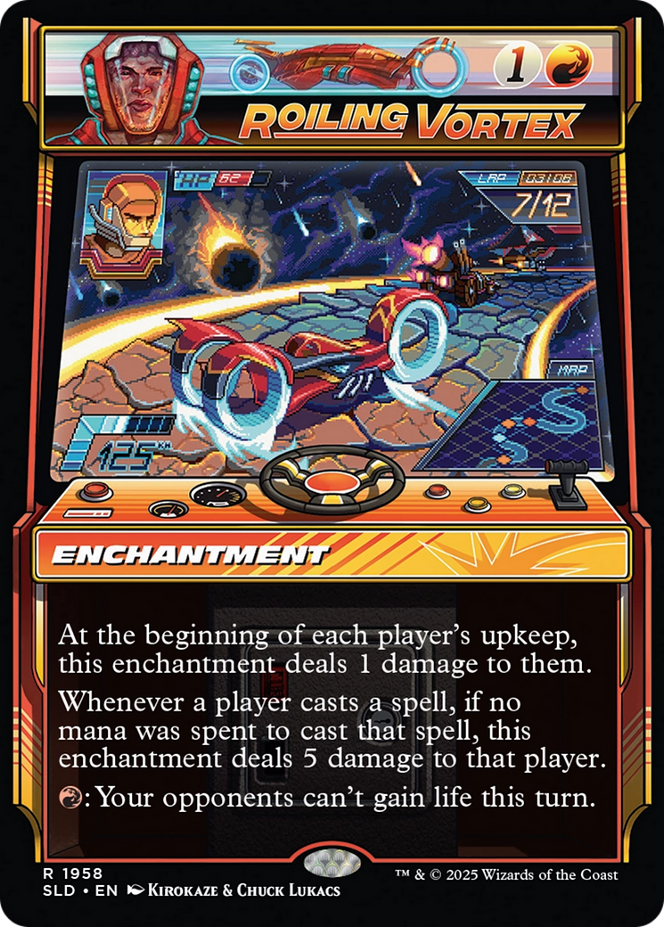 Roiling Vortex (Rainbow Foil) [Secret Lair Drop Series] | Gear Gaming Fayetteville