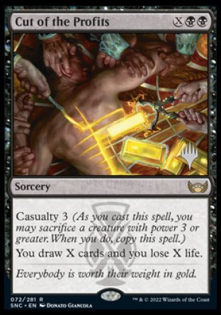 Cut of the Profits (Promo Pack) [Streets of New Capenna Promos] | Gear Gaming Fayetteville