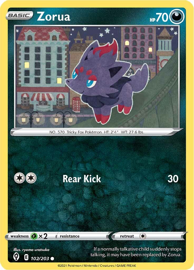 Zorua (102/203) [Sword & Shield: Evolving Skies] | Gear Gaming Fayetteville