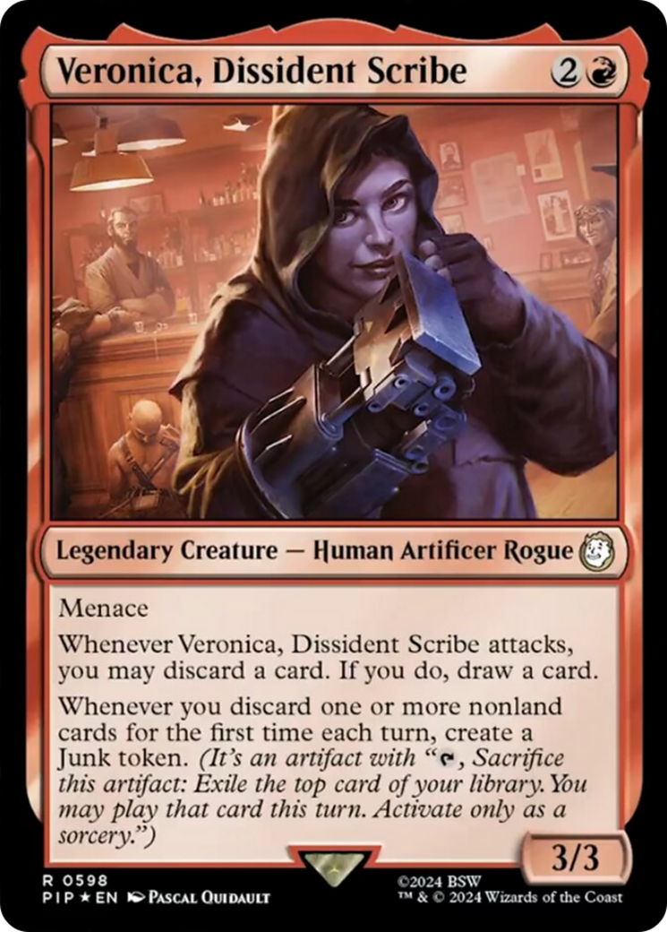 Veronica, Dissident Scribe (Surge Foil) [Fallout] | Gear Gaming Fayetteville