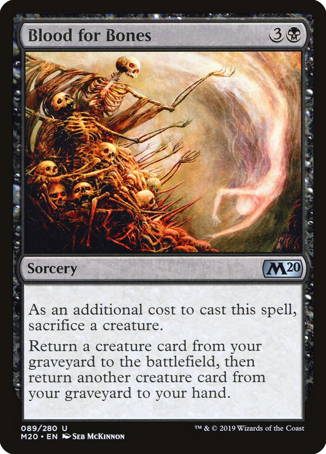 Blood for Bones [Core Set 2020] | Gear Gaming Fayetteville